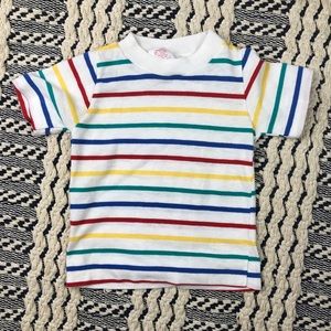 Vintage Colorful Striped T-Shirt